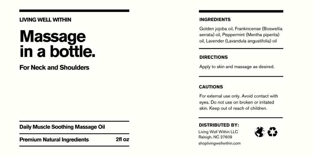 Massage in a bottle.